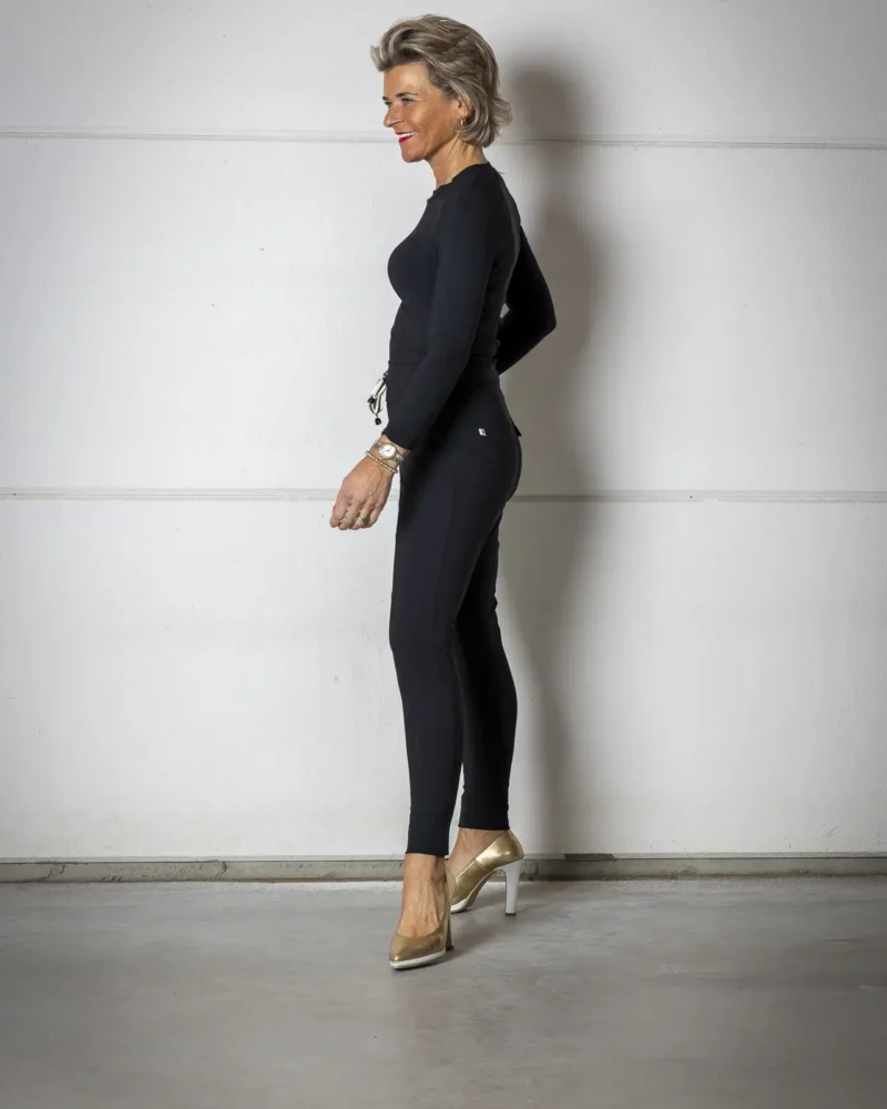 Travelbroek Rome slim fit | Zwart - Afbeelding 3