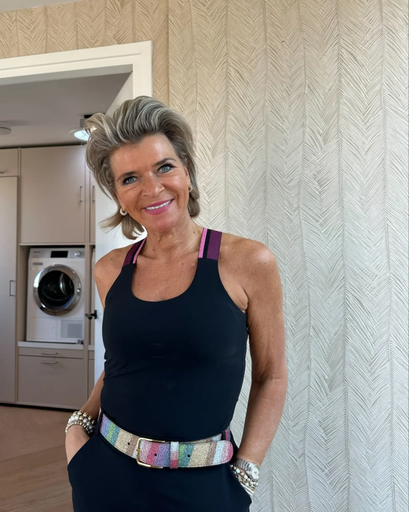 Kruisband top Rosa | Zwart