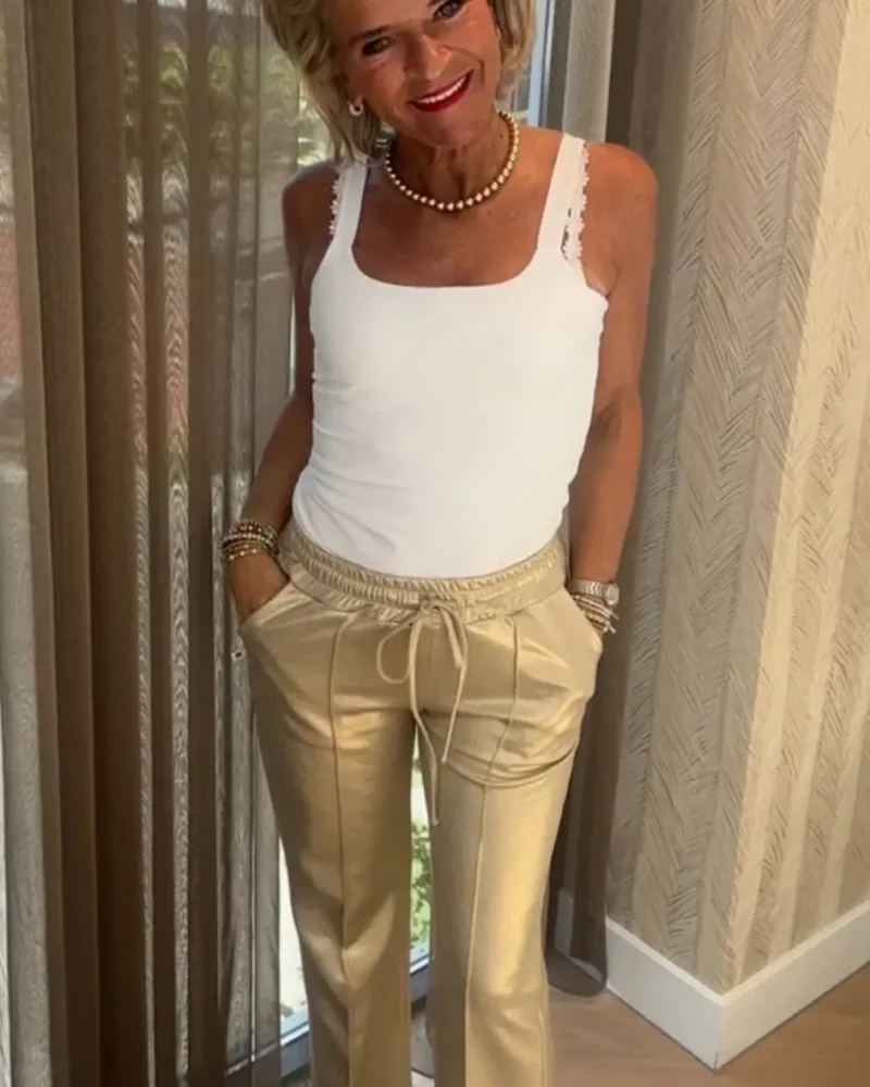 Broek Charlotte | Goud
