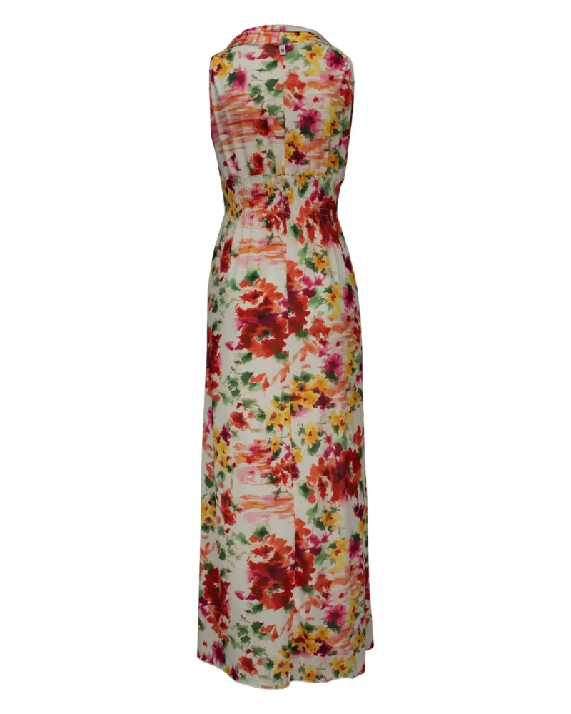Maxi jurk Elise | Fuchsia - Afbeelding 2