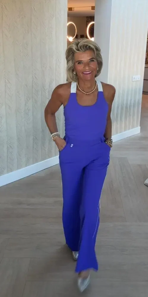 Kruisband top Elba | Violet