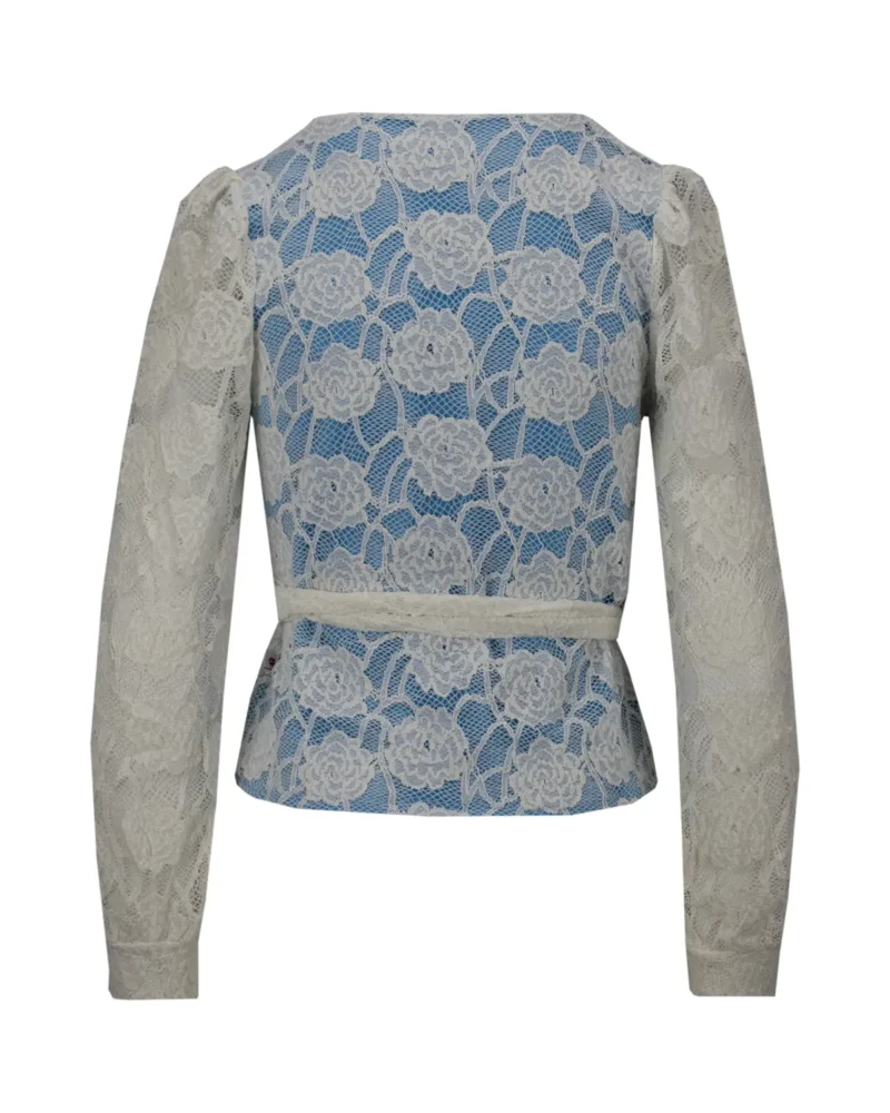 Blouse Noor | Oceaan Blauw - Afbeelding 3