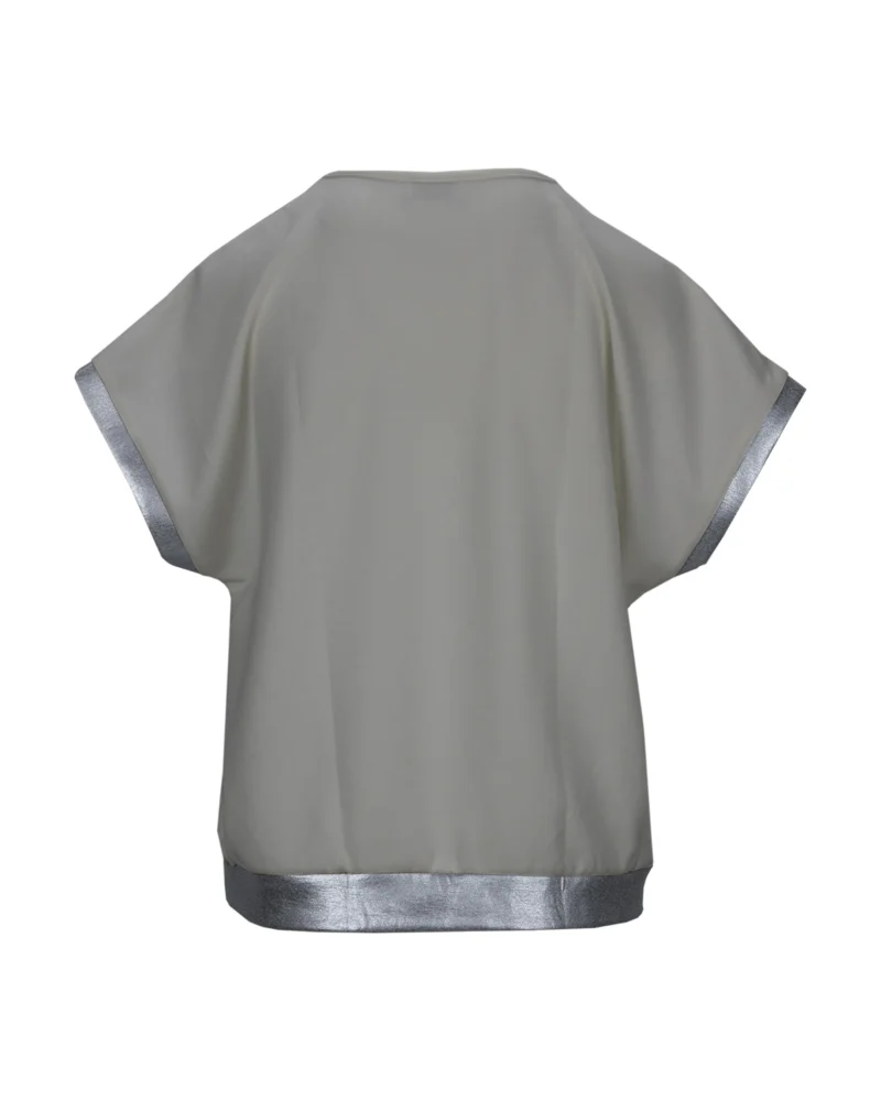 Top Fleur | Wit-zilver - Afbeelding 3