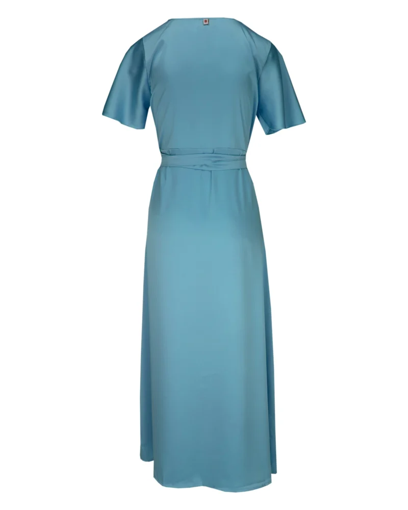 Overslagjurk Luna | Baby blauw - Afbeelding 3