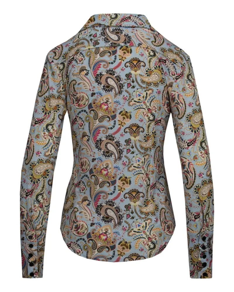 Blouse Louise | Lichtblauw - Afbeelding 3