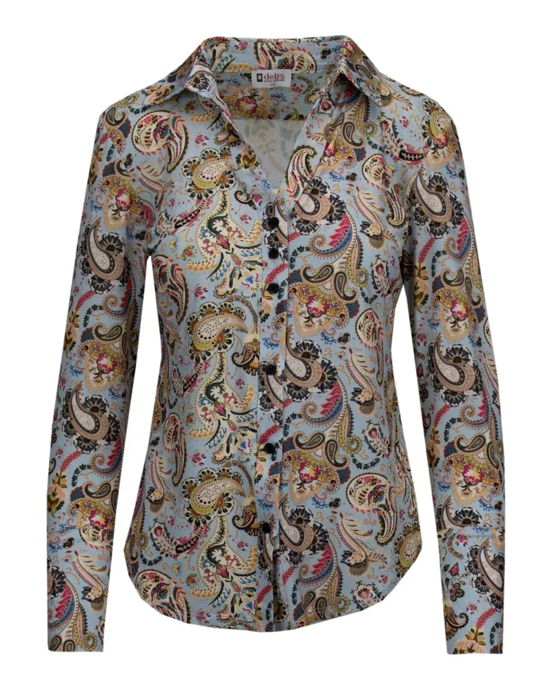 Blouse Louise | Lichtblauw - Afbeelding 2