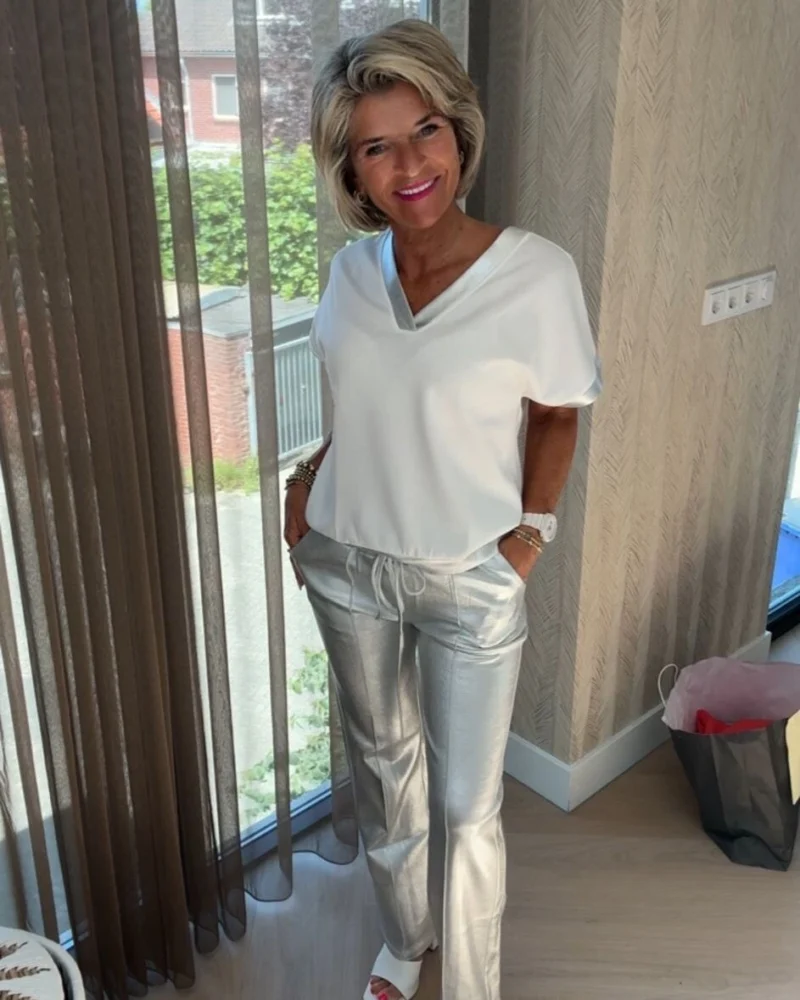 Broek Charlotte | Zilver