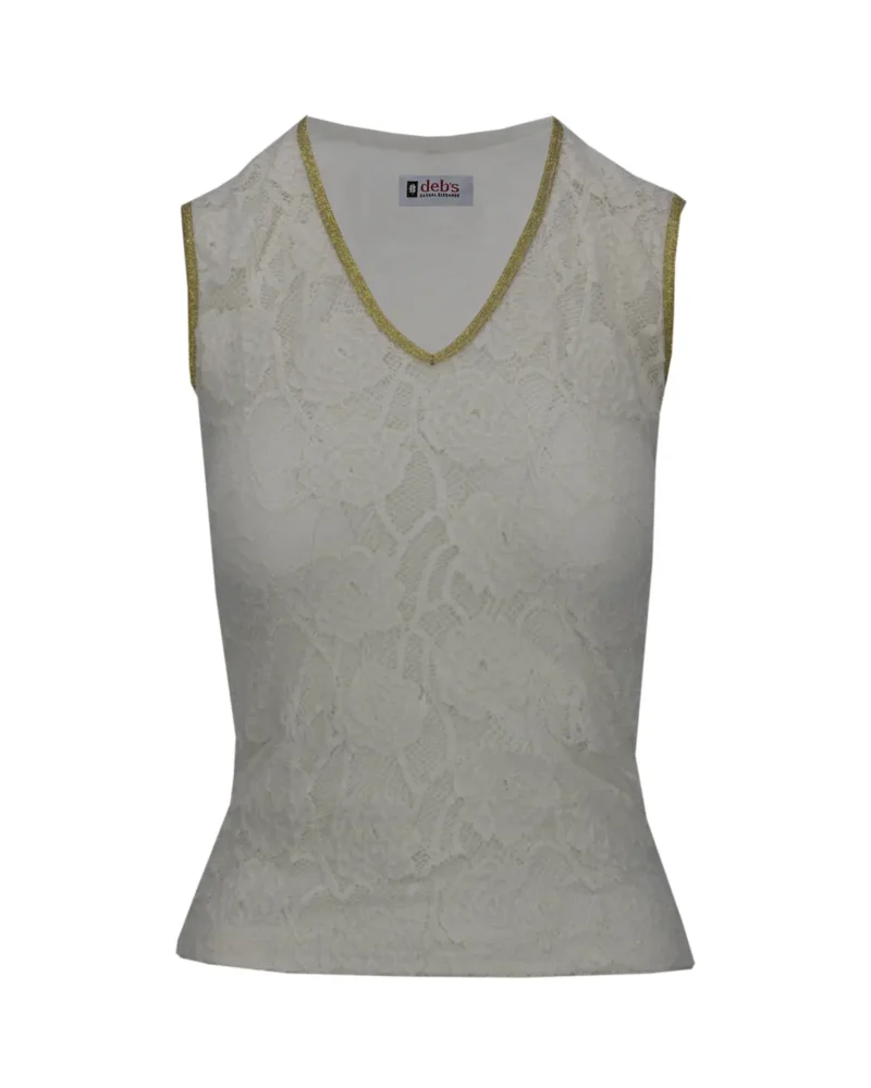 Top Ella | Wit-goud - Afbeelding 2