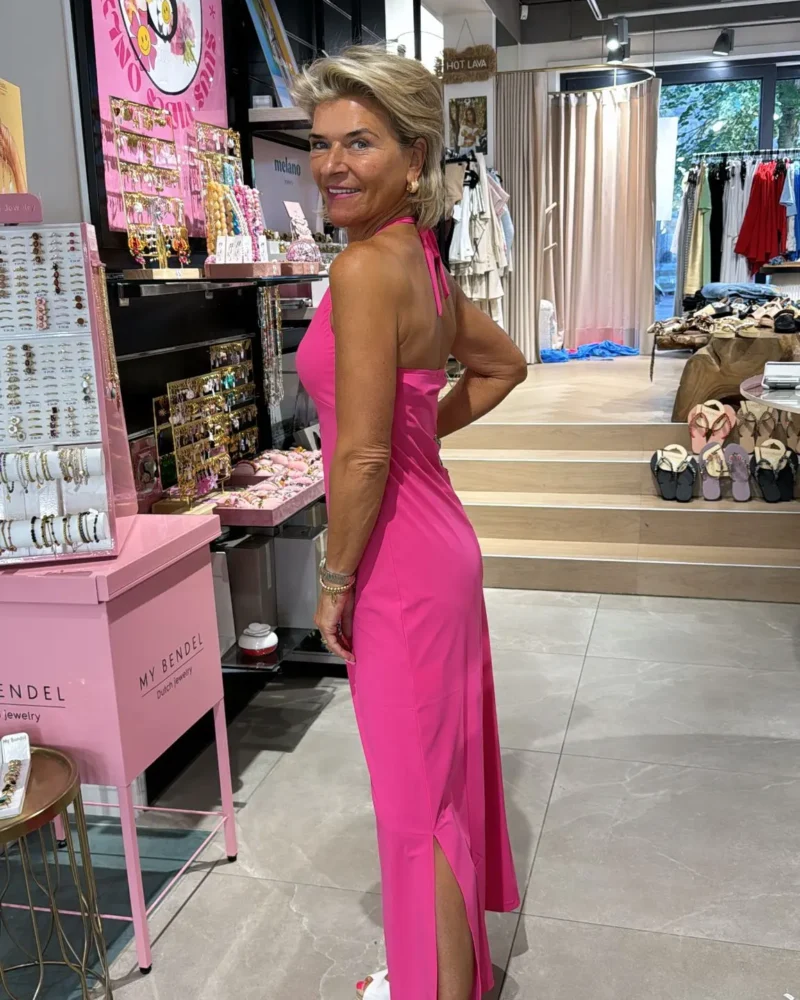 Maxi Jurk Bari  | Roze - Afbeelding 2