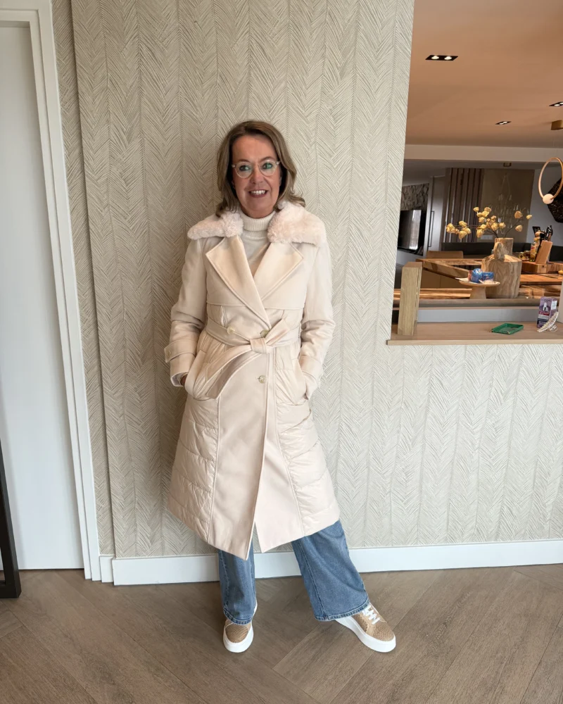 Lange Jas Mila | Beige