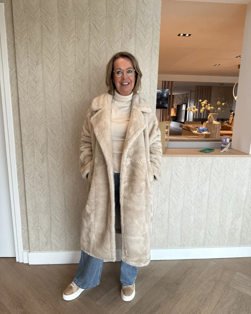 Lange Jas Tess | Beige