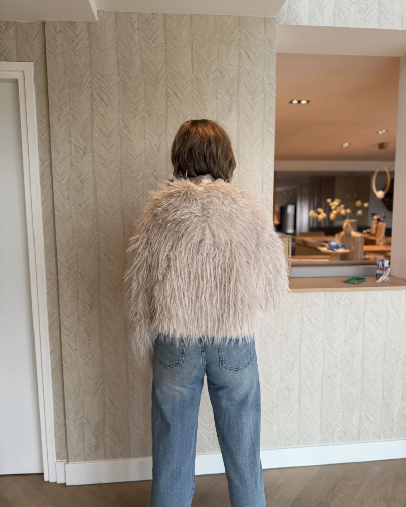 Jas met Capuchon Saar | Beige - Afbeelding 3