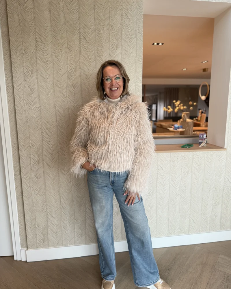 Jas met Capuchon Saar | Beige