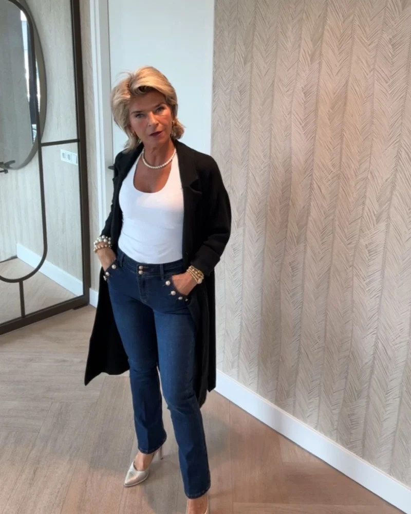 Jeans Lynn | Donkerblauw