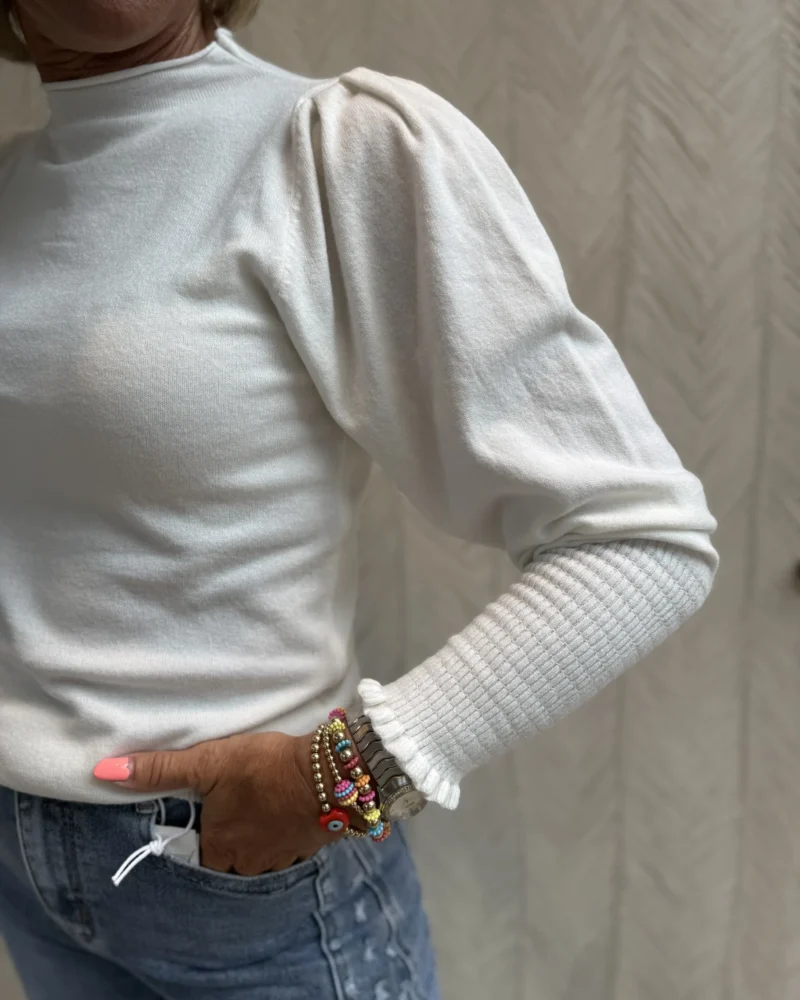 Trui Lotte | Wit - Afbeelding 2