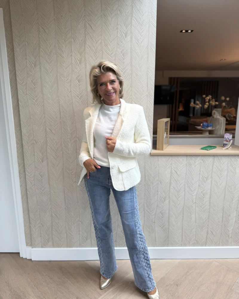 Blazer Blouclé| Off-white
