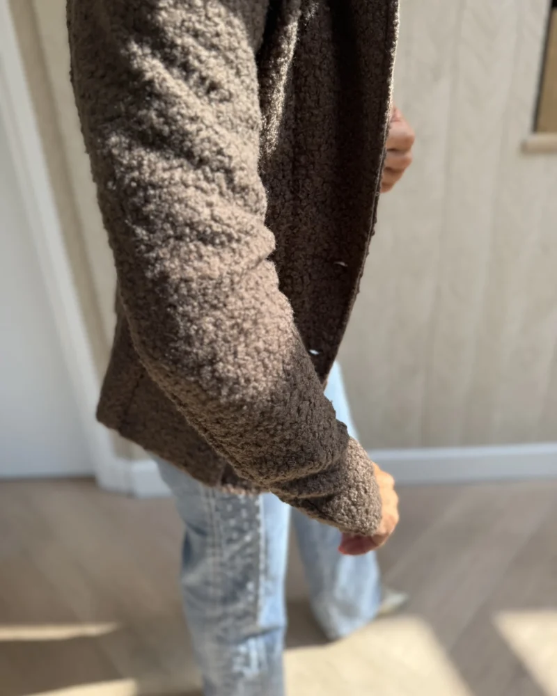 Blazer Blouclé| Bruin - Afbeelding 3
