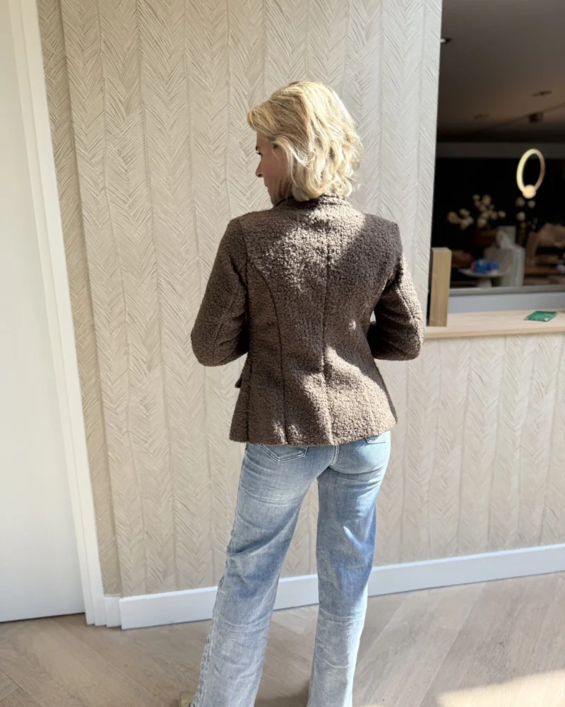 Blazer Blouclé| Bruin - Afbeelding 2