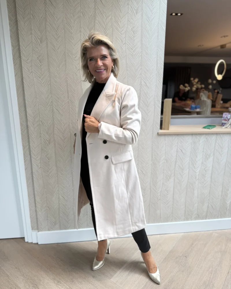 Lange Jas Olivia | Beige