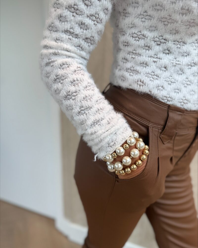 Shirt Fleur | Kant | Wit - Afbeelding 2
