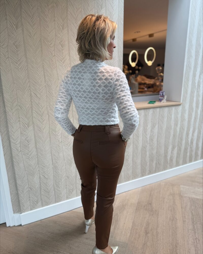 Shirt Fleur | Kant | Wit - Afbeelding 3