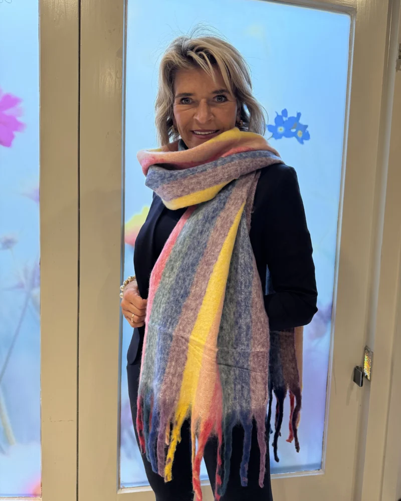 Sjaal | Regenboog