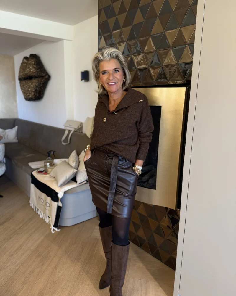 Rok Leatherlook | Bruin