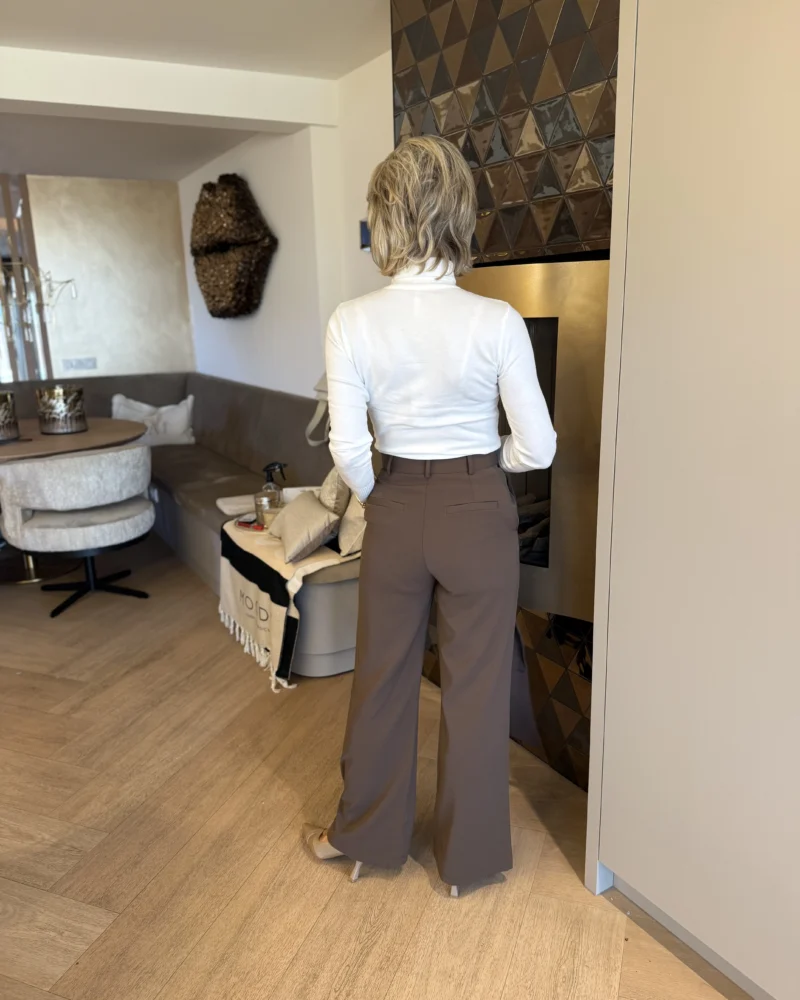 Pantalon Wijd | Fem | Bruin - Afbeelding 2