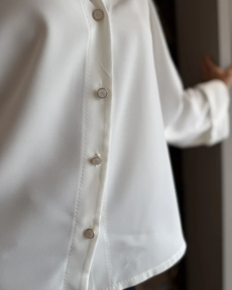 Blouse Maud | Wit - Afbeelding 3