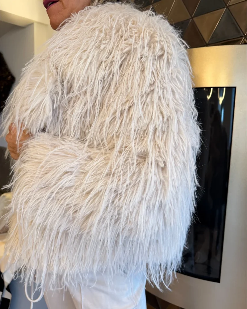 Fluffy Jas Deb's | Beige - Afbeelding 2