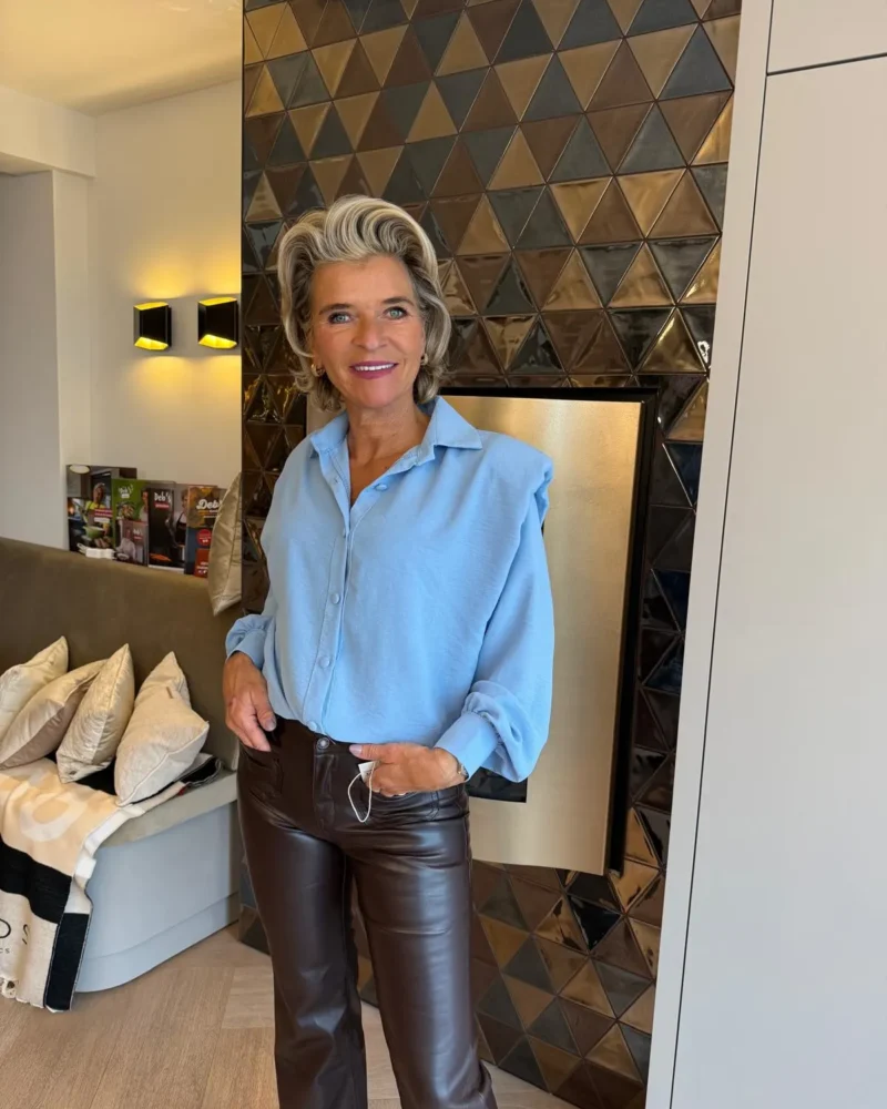 Blouse Michelle | Lichtblauw