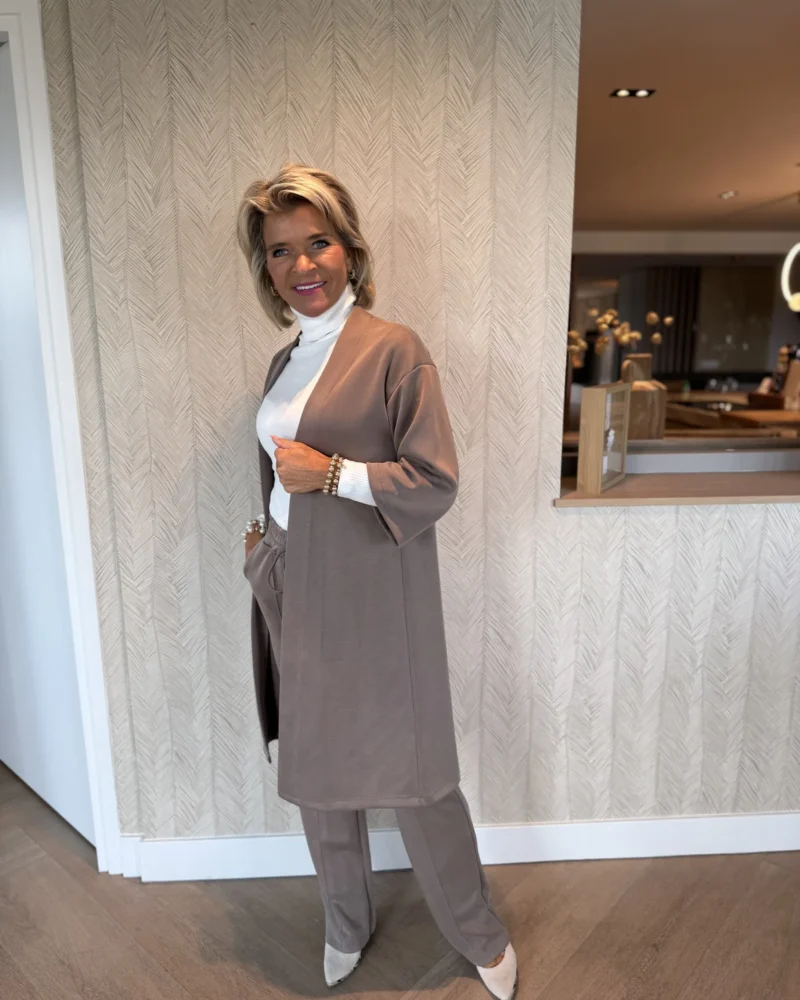 Comfy vest Esther | Taupe