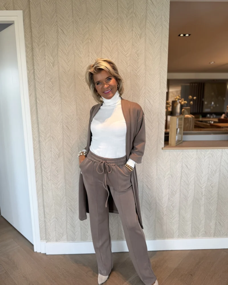 Comfy broek Esther | Taupe