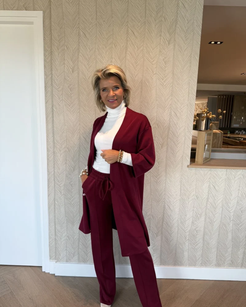 Comfy vest Esther | Bordeaux
