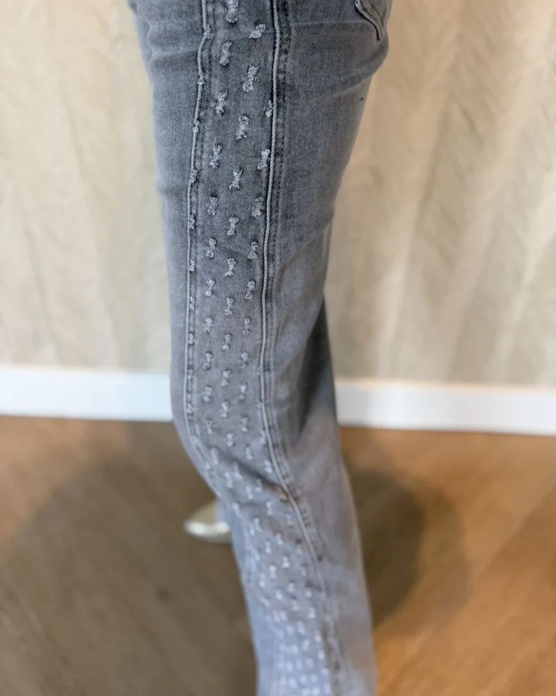 Wide Leg | Spijker | Grijs - Afbeelding 3
