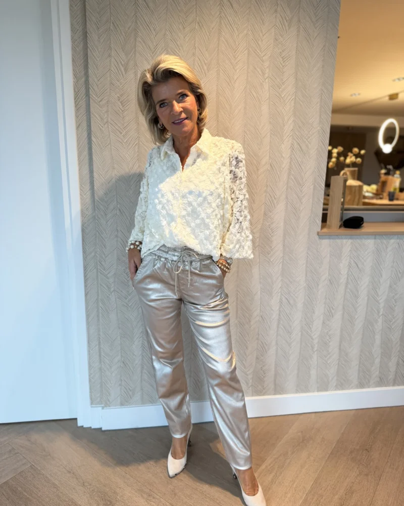 Coating broek Mia | Goud