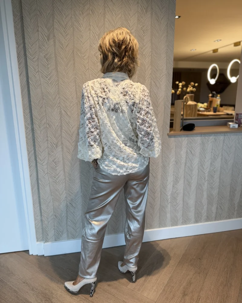 Coating broek Mia | Goud - Afbeelding 2