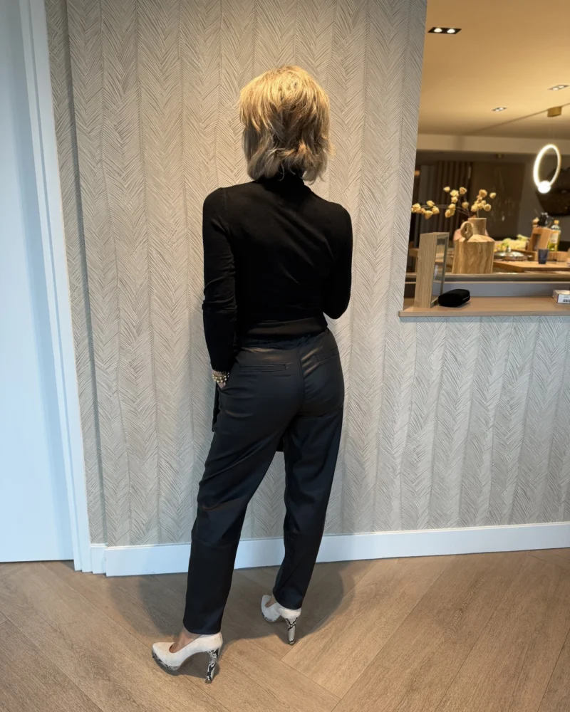 Coating broek Mia | Zwart - Afbeelding 2