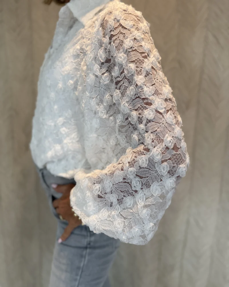 Blouse Lara | Wit - Afbeelding 2