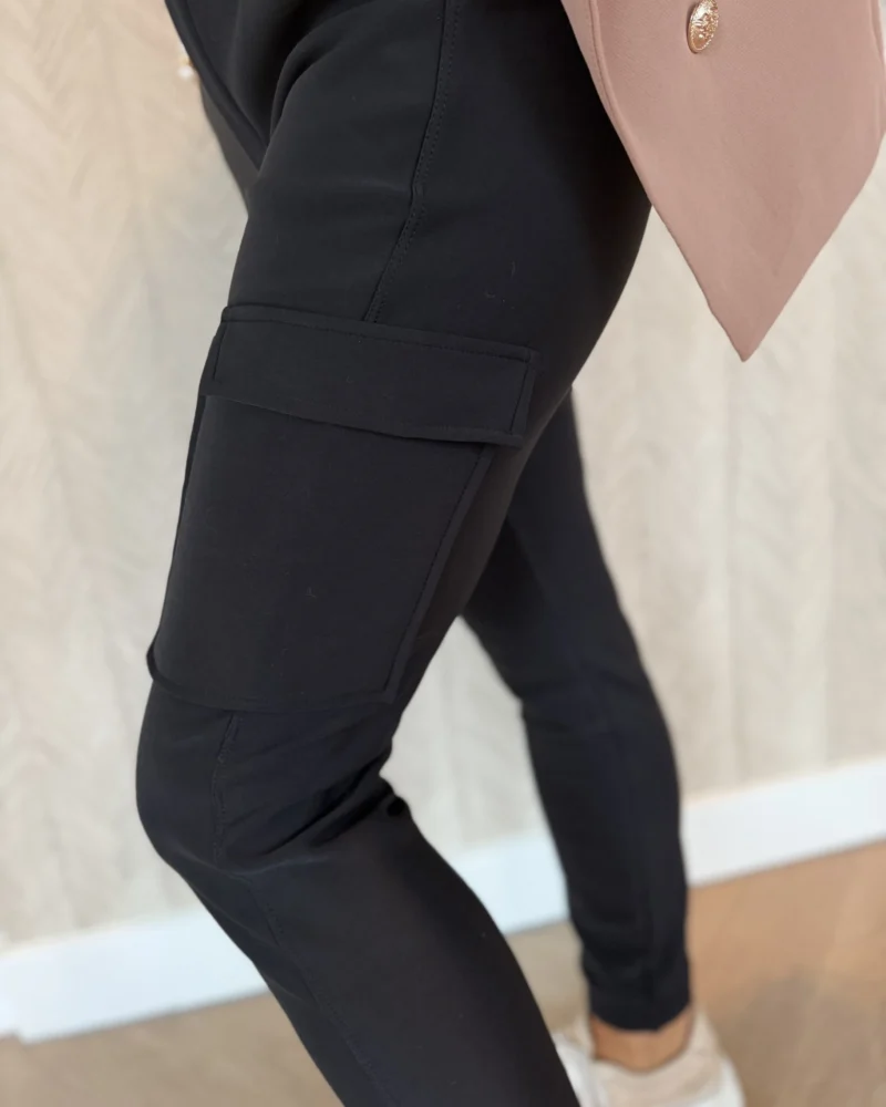 Broek Cargo | Zwart - Afbeelding 2