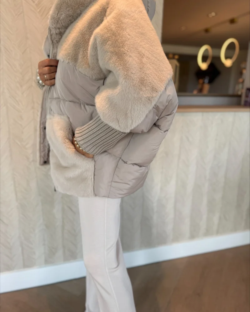 Jas Zoë | Beige - Afbeelding 2