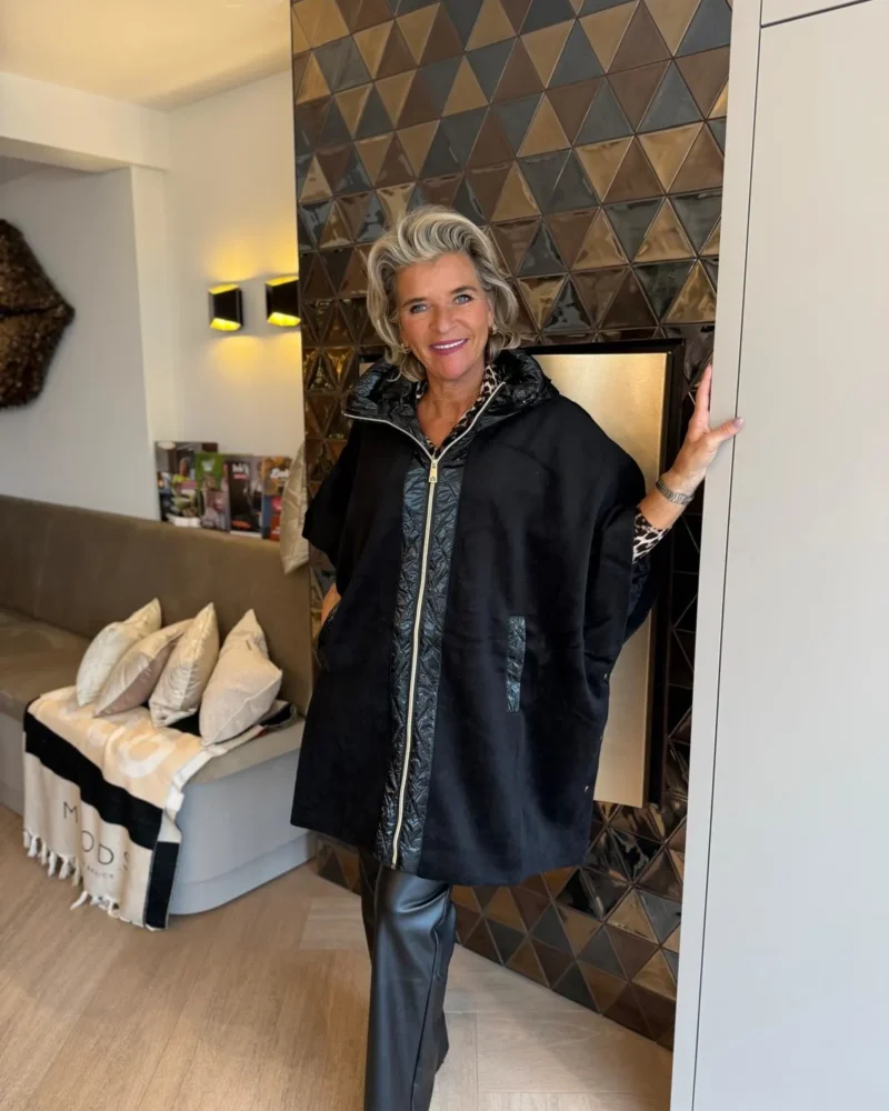 Poncho Jas | Zwart
