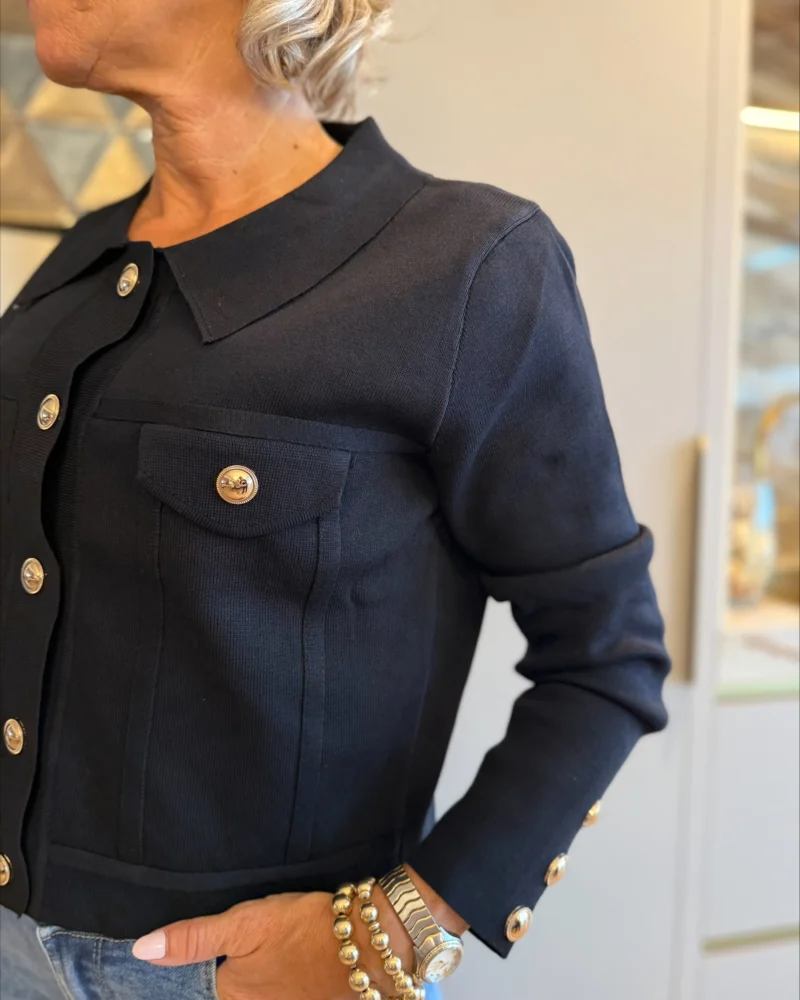 Vest Bea | Zwart - Afbeelding 2