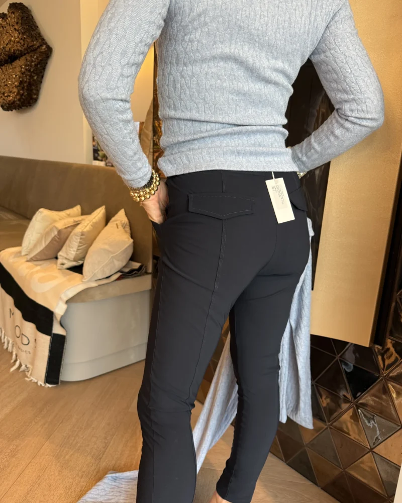 Pantalon Strak Belluna | Navy - Afbeelding 2