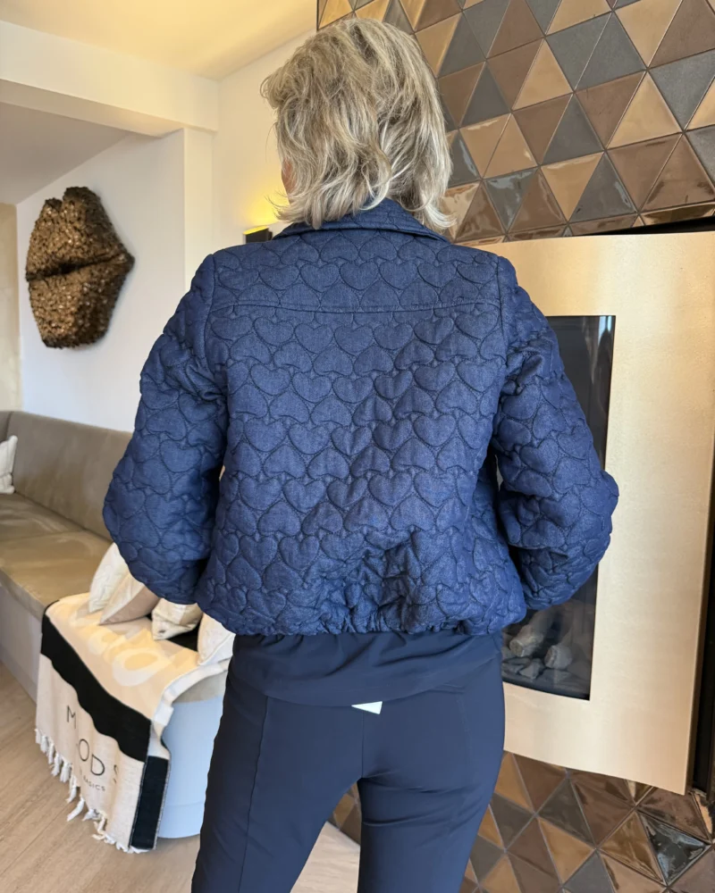 Bomberjack Jeans Hearts | Navy - Afbeelding 5