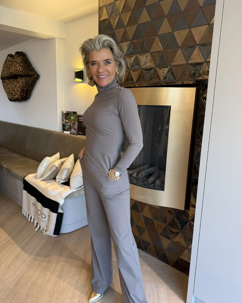 Shirt Col Turijn | Taupe