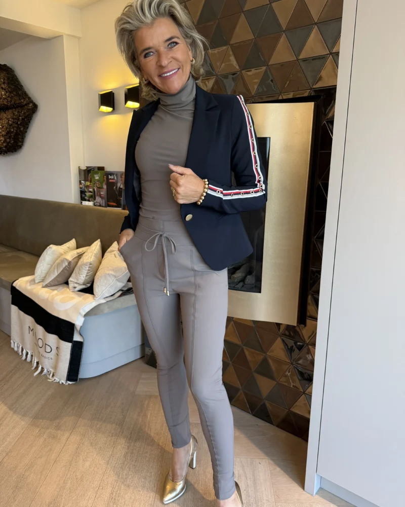 Pantalon Strak Turijn | Taupe