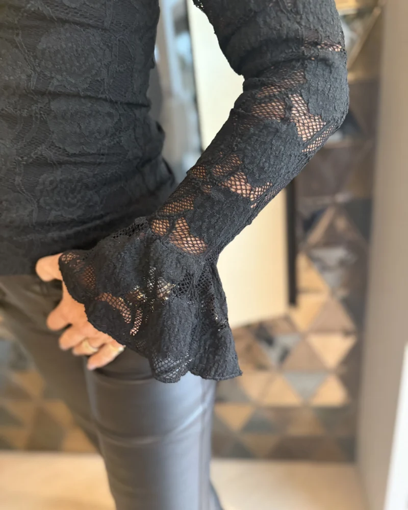 Shirt Kant | Zwart - Afbeelding 2