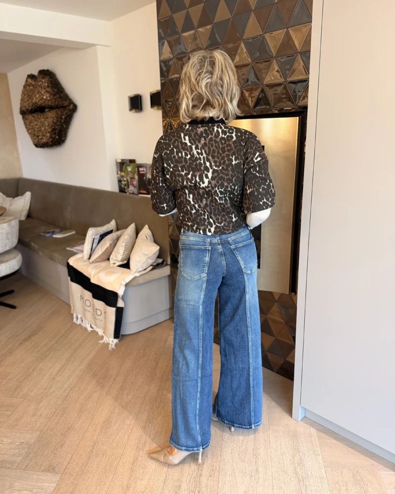 Jeans 2 kleur | Wide Leg - Afbeelding 2