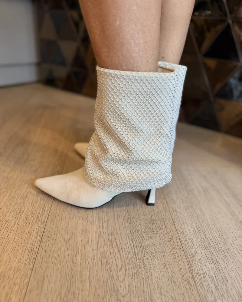 Glitter Laars | Beige - Afbeelding 2